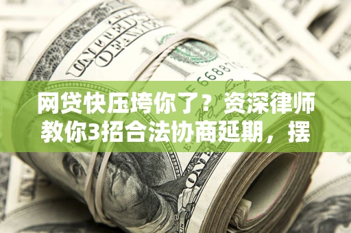 武汉网贷快压垮你了？资深律师教你3招合法协商延期，摆脱暴力催收！