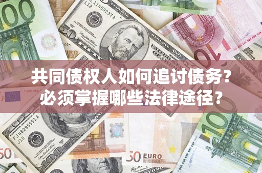 武汉共同债权人如何追讨债务？必须掌握哪些法律途径？