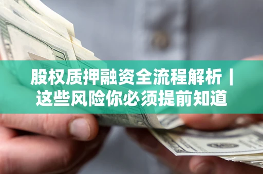 武汉股权质押融资全流程解析｜这些风险你必须提前知道