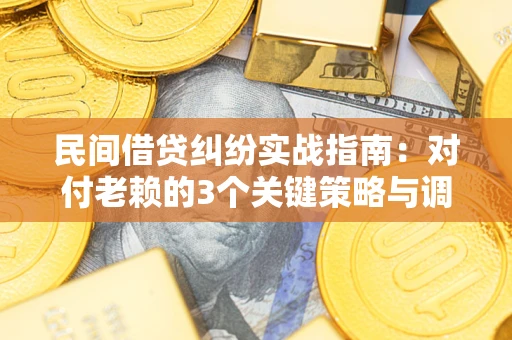 武汉民间借贷纠纷实战指南：对付老赖的3个关键策略与调解盲区解析