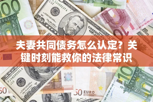 武汉夫妻共同债务怎么认定？关键时刻能救你的法律常识