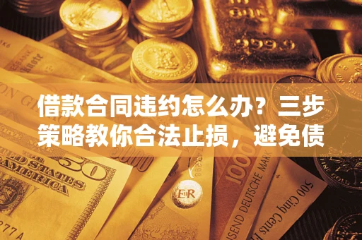武汉借款合同违约怎么办？三步策略教你合法止损，避免债务危机升级