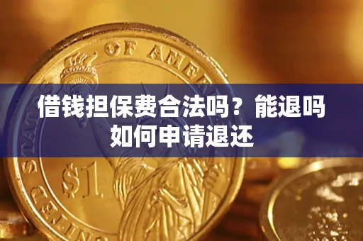 武汉借钱担保费合法吗？能退吗如何申请退还