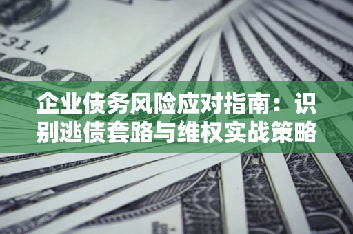 武汉企业债务风险应对指南：识别逃债套路与维权实战策略